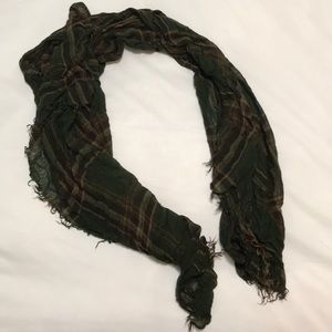 Flannel patterned scarf